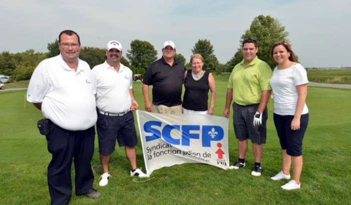 Premier tournoi de golf conjoint des cols blancs et cols bleus de Repentigny
