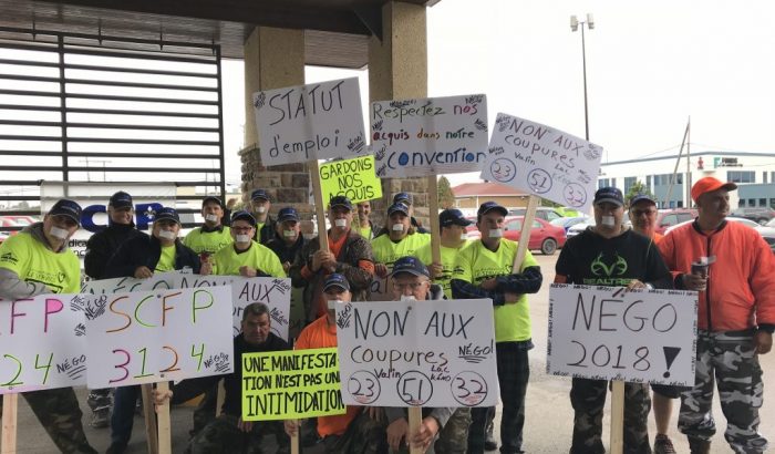IMG_STS 11-09-2018 Société de transport de Saguenay, démonstration de colère des chauffeurs