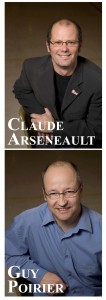 Claude Arseneault et Guy Poirier