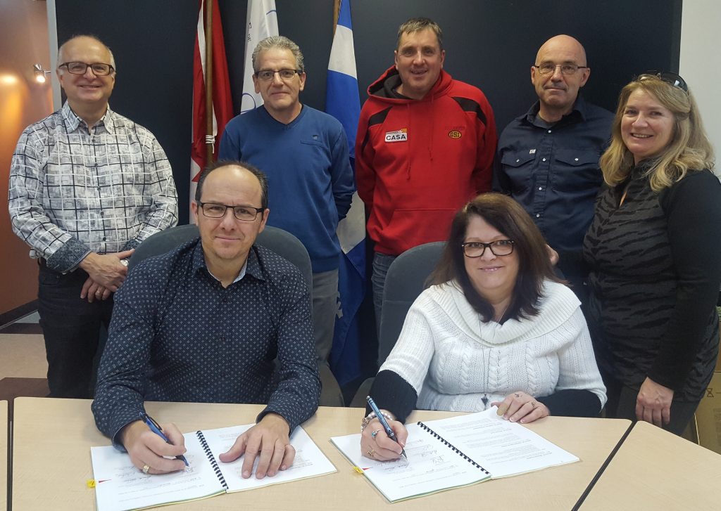 AbitibiTémiscamingue Une nouvelle convention collective pour les