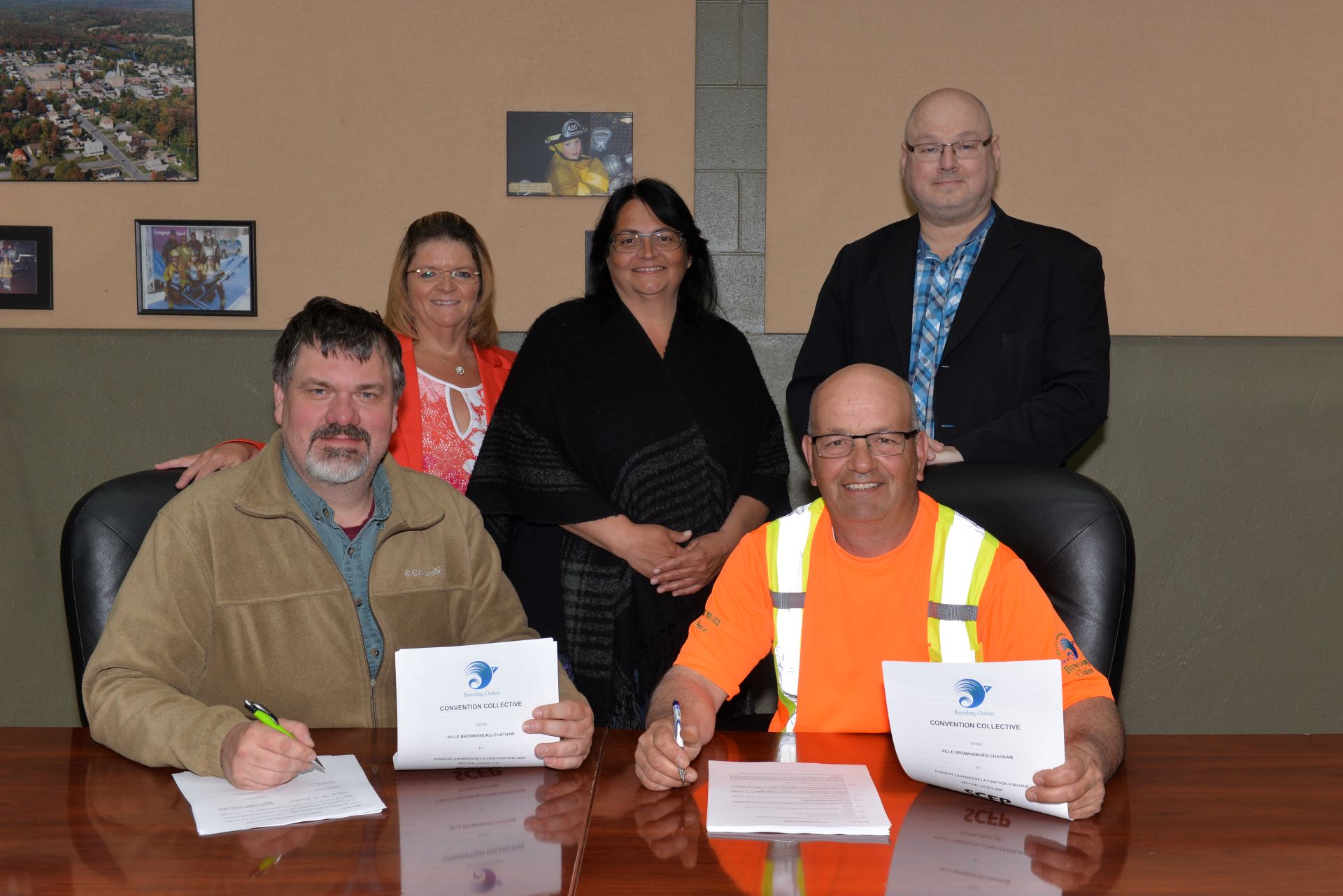 Nouvelle convention collective pour les employés municipaux de